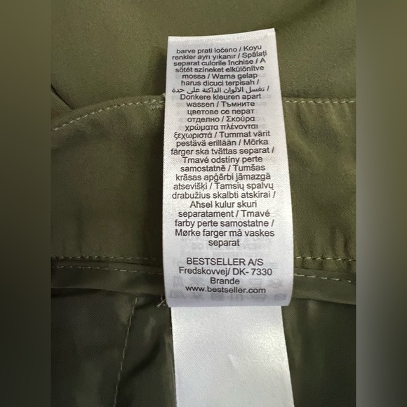 Vero Moda Tall Wide Leg Pants in Green size S(6) - Picture 6 of 10